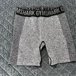 Gymshark Shorts Women Large Flex Seamless Biker Bike Gray Athletic B13